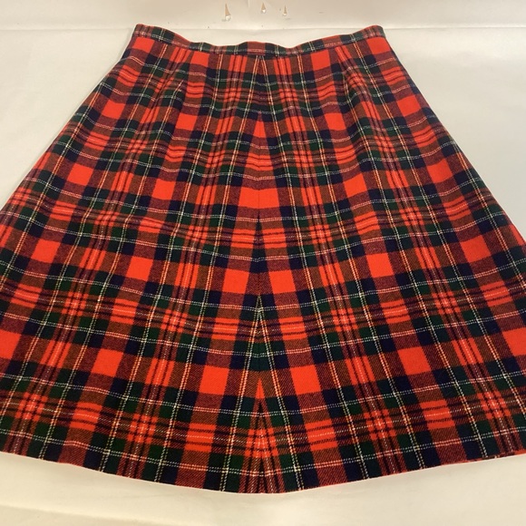 Pendleton vintage Wool Tartan Plaid Wool Skirt size 12 lined made in USA - Picture 6 of 9